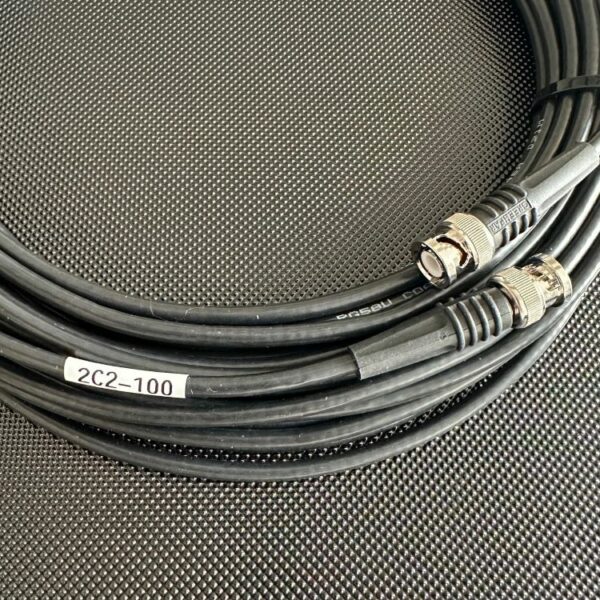 Kemo 2C2-100 - 10m long BNC Instrumentation Cable BNC plug to BNC plug