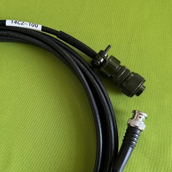 14C2-100 - 10m cable assembly - MIL-C-5015 Socket to BNC Plug
